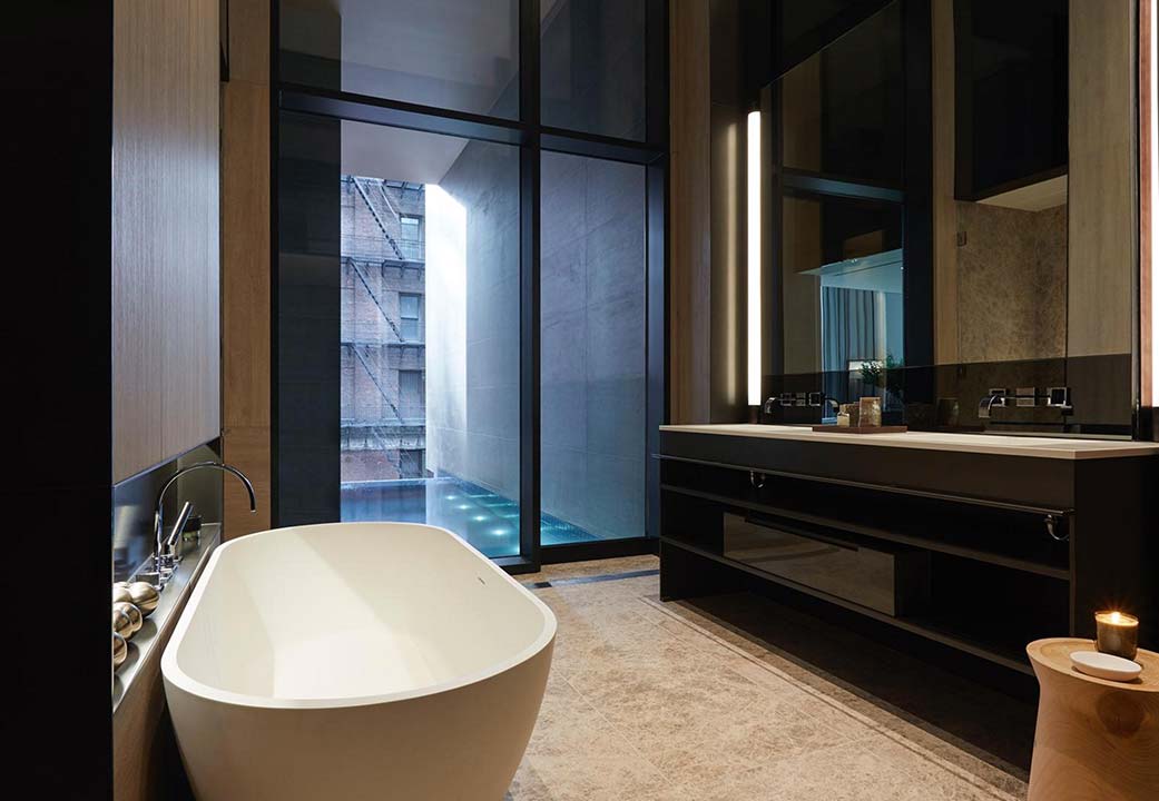 A bathroom designed by Soo Chan